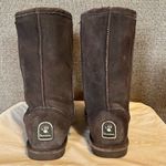 BEARPAW Women’s Elle Tall Classic Brown Suede Boots Sz 11 Winter Preppy Comfort Photo 5