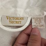 Victoria's Secret Rare Vintage 90's Ivory Floral Satin Long Robe Womens Small Photo 10