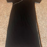 ASOS ‎ Maxi Dress Bodycon Zipper Detail Casual Party Cocktail Black US 4 Photo 0