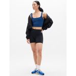 Athleta M Transcend Square Neck Crop Sports Bra Medium D-DD Maritime Blue Photo 3