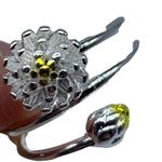 New no brand yellow flower adjustable fashion ring Photo 14