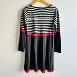 Eliza J  Knit sweater Dress Striped Colorblock Size Large Photo 3
