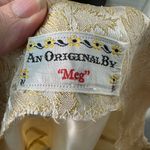 An Original by “Meg” Vintage 1970s Gold Brocade Dress See Measurements EUC Size M Photo 7