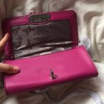 Rebecca Minkoff mini love clutch in Magenta Photo 12
