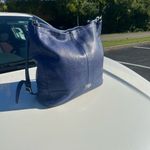 Coach Blue Leather Large Purse Photo 5