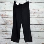 Loft Ann Taylor NWT Size 31/12 Black Denim Linen Blend High Rise Palazzo Jeans Photo 2