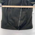 a.n.a A New Approach Women Moto Jacket Size XL‎ Earthy Green Sherpa Assymetrical Zip Photo 14