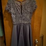 City Studios Dress Lace Blue homecoming Purple Photo 1