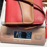 Michael Stevens Rugged Outland Leather Purse Red Brown Crossbody Mini Bag Wallet Photo 10