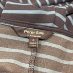 Peter Som  Dress Womens 8 Navy Aqua Striped Sleeveless For Design Nation Photo 1