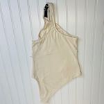 L'Academie  One Shoulder Bodysuit Double Layer Sz Small Photo 4