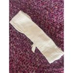 Anthropologie  Tie Front Bandeau Crop Top  Medium M White Photo 3