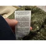 Stine Goya Isha Tunic Dress Moss Green Sequin Small S NWT Photo 9