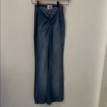 BDG  Blue Ruched V Front Flare Jean Stretchy 25 Photo 1