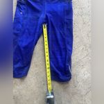 Athleta Icy Haze Be Free Knocker Capri Workout Legging Cerulean Blue Size Large Photo 4