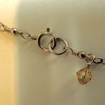 Sterling silver green sea glass starfish pendant necklace Photo 6