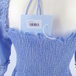 Hill House the Nesli Nap Dress in Light Blue Glitter Check Photo 10