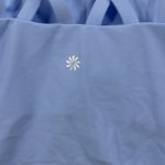 Athleta  Blue Strappy Back Crop Tank Top Bralette Workout Athleisure Size 2X Photo 2