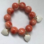 Lele Sadoughi NWOT  heart charm bracelet Photo 6