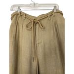 Heartloom Lavina Pants in Moss Large New Womens Loose Linen Trousers Photo 6