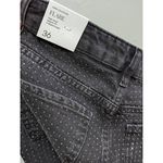 Mango MNG Straight Flared jeans with rhinestone detail size USA 4 Photo 3