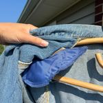 Vintage Lizwear Cotton Jean Jacket Women's 10 Blue Photo 8