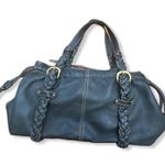 Fossil Vintage Y2K  Black Leather Satchel Grunge Steampunk Whimsigoth Photo 6