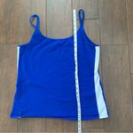 Michael Kors Workout Gym Yoga Tank top XL Blue/White Blue Photo 2