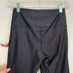 Carbon38 Black Striped Metallic Flared Shimmer Pants Size Medium New Photo 8