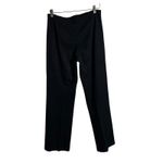 Eileen Fisher S Black Stretch Knit Pants Italian Fabric Minimalist Straight Leg Photo 6
