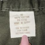 Cherokee  pleated shorts button zipper closure 3 pockets, olive green NEW size 16 Photo 2