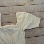 Iorane Laise Lace White Geometric Pattern Jumpsuit Size Large Tie Front NEW Photo 8