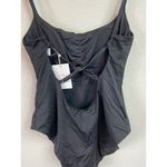 ANDIE  Women's Bodysuit Black Ribbed One Piece Size L Photo 2