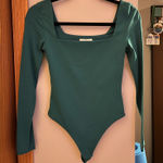 Aritzia  Contour Square Neck Long Sleeve Bodysuit Photo 0