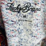Lucky Brand  red white blue cap sleeve tee Photo 2