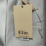 Elie Tahari Elie. by Tahari Pinstripe Blazer NWT size Small Ivory/Black Short Single Button Photo 4