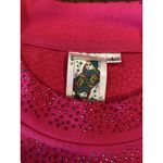 Queen Of Sparkle Pink Rhinestone shift sleeveless mini Dress L Size L Photo 6