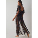 Free People Just A Dream Maxi Bodysuit by Intimately in Black Photo 2