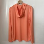 Iceburg Outerwear Hooded Performance Lightweight Zip Pocket Outdoors Gym Gorp Lg Orange Photo 1