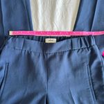 Aritzia Navy Blue Cropped Slacks Photo 3