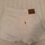 Levi's White Levi’s Denim Shorts High-Rise Photo 1