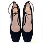 J.Crew  Celia Ankle Strap Contrast
Glitter Heels/ Black Suede Size 7 Photo 2