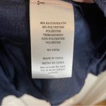 Sharagano Midnight Blue Button Down Blouse With Eyelet Detail Size 2X plus Photo 6