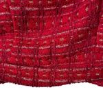 Koch  cherry red tweed Lila crop top sz M Photo 5