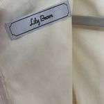 Lily Brown Lace Fit & Flare Dress Sz 0 Floral Crochet Romantic Glam Tulle Fairy Photo 4