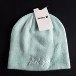 Hurley  Script Staple Beanie Mint Blue NWT‎ Embroidered Photo 0