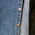 No Boundaries Vintage Denim Long Skirt with side slits and rhinestones skirt Juniors 7 Photo 3