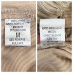 Altar'd State Cropped Corduroy Hooded Jacket Zipper Front Light Tan Beige Medium Photo 8