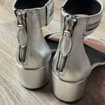 Rebecca Minkoff Ortenne Silver Leather Ankle Strap Sandal Photo 8