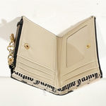 Juicy Couture Retro Vibe Dusty Blush Chocolate Bifold Wallet With Pullout CC Photo 1